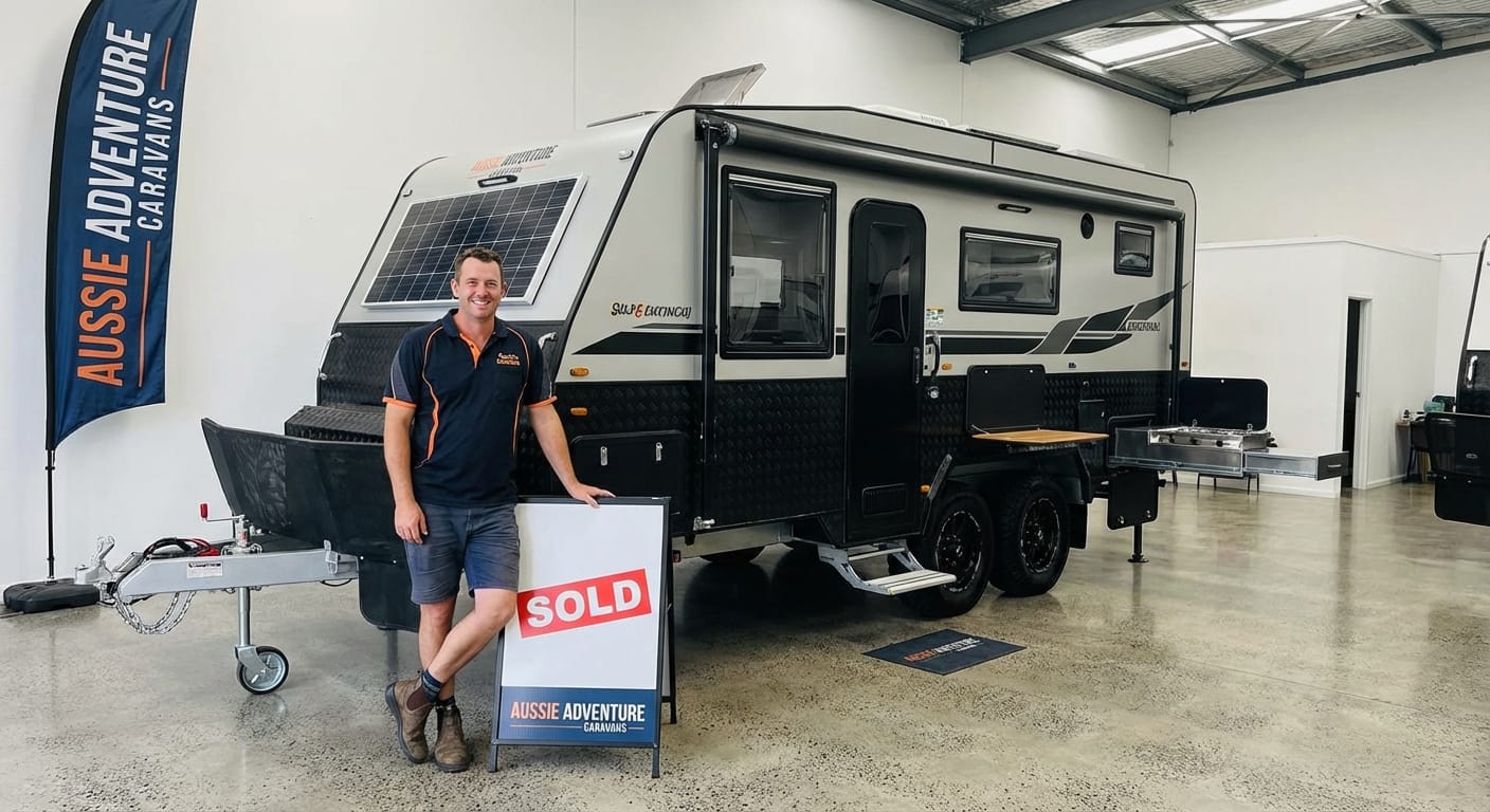 Sole trader self employed person purchased a caravan